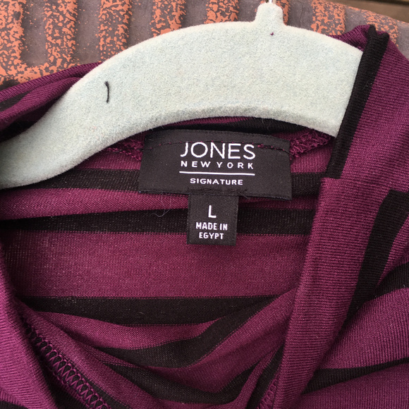 Jones New York striped turtleneck - Picture 2 of 6
